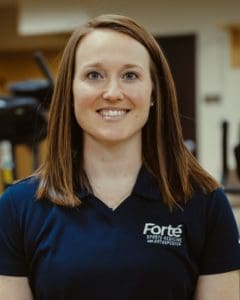 Kenna Brown, Greenwood Rehabilitation Manager, Occupational Therapist, and Certified Hand Therapist at Forté Sports Medicine & Orthopedics in Greenwood, Indiana