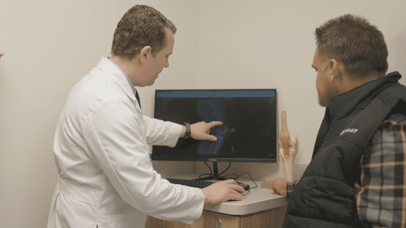 John Mattson, a knee revision patient at Forté Sports Medicine and Orthopedics in Central Indiana