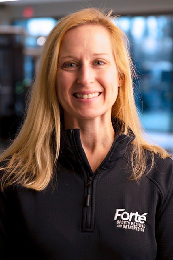 Debbie Carroll, a rehabilitation manager and physical therapist at Forté Sports Medicine & Orthopedics in Carmel, Indiana