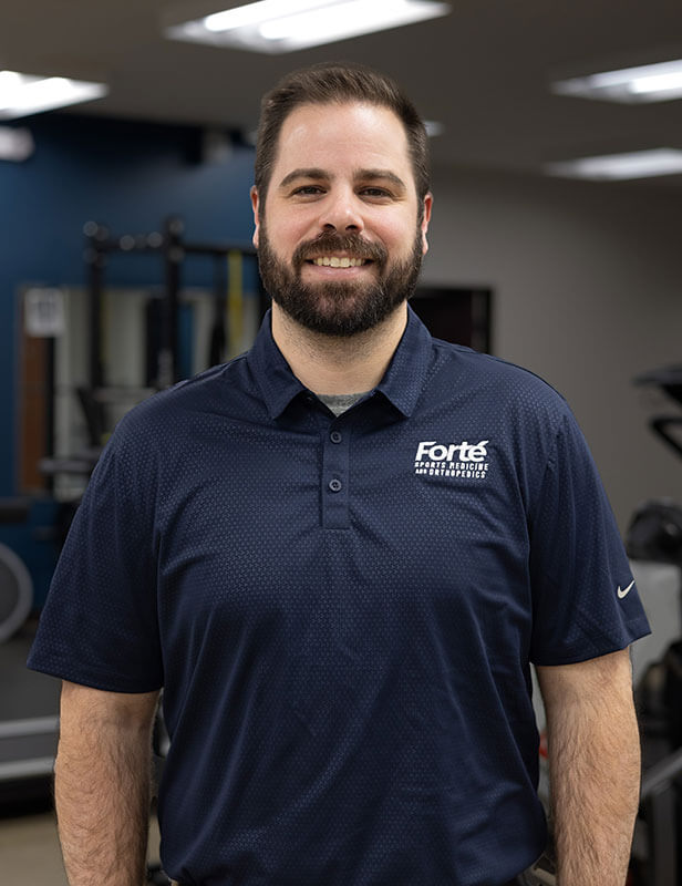 Aaron Ellis, a certified athletic trainer at Forté Sports Medicine in Greenwood, IN